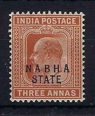 Image of Indian Convention States ~ Nabha 41a LMM